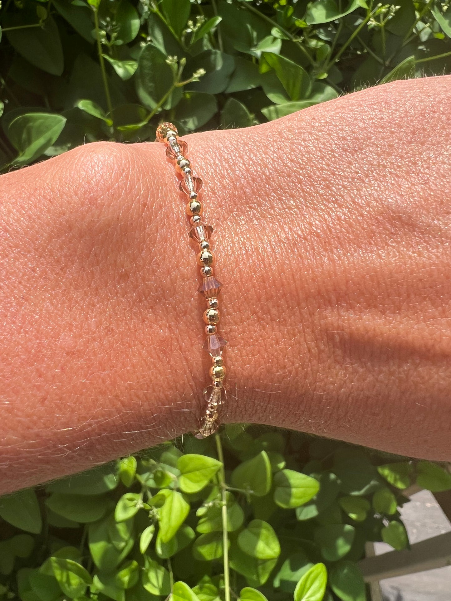 Dainty Czech Crystal Bracelet