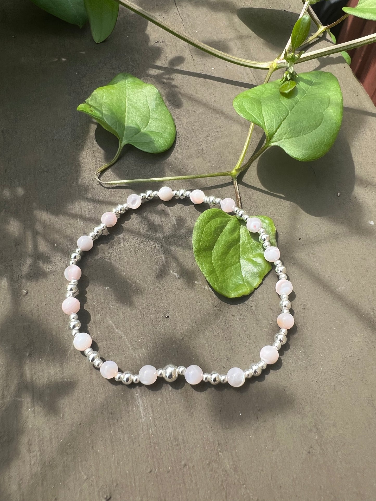 Blush Pink Semi-Precious Stones