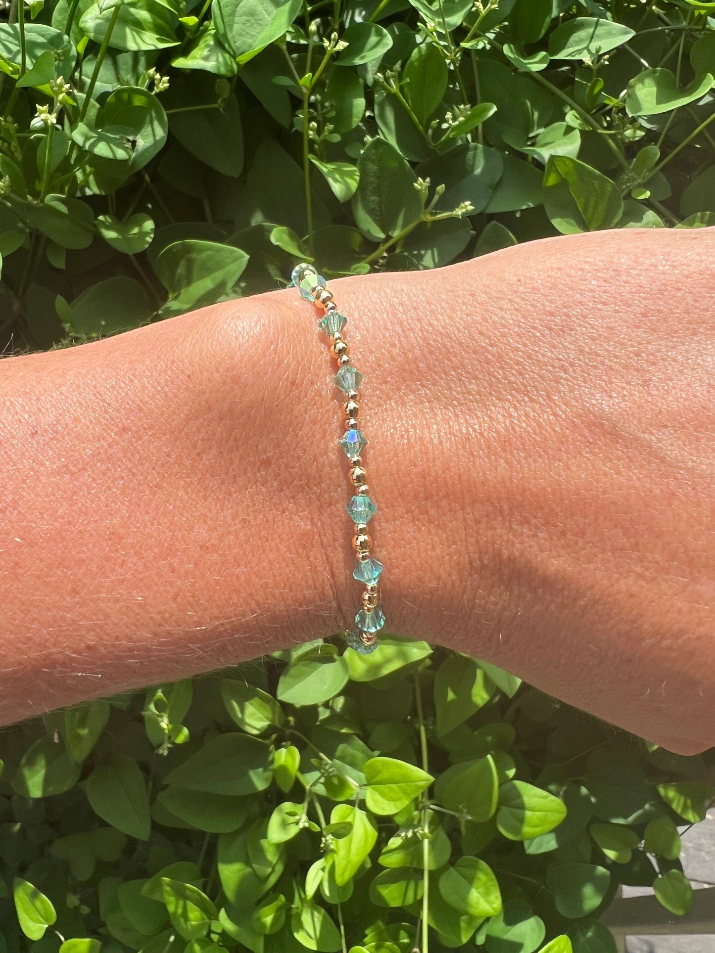 Dainty Czech Crystal Bracelet