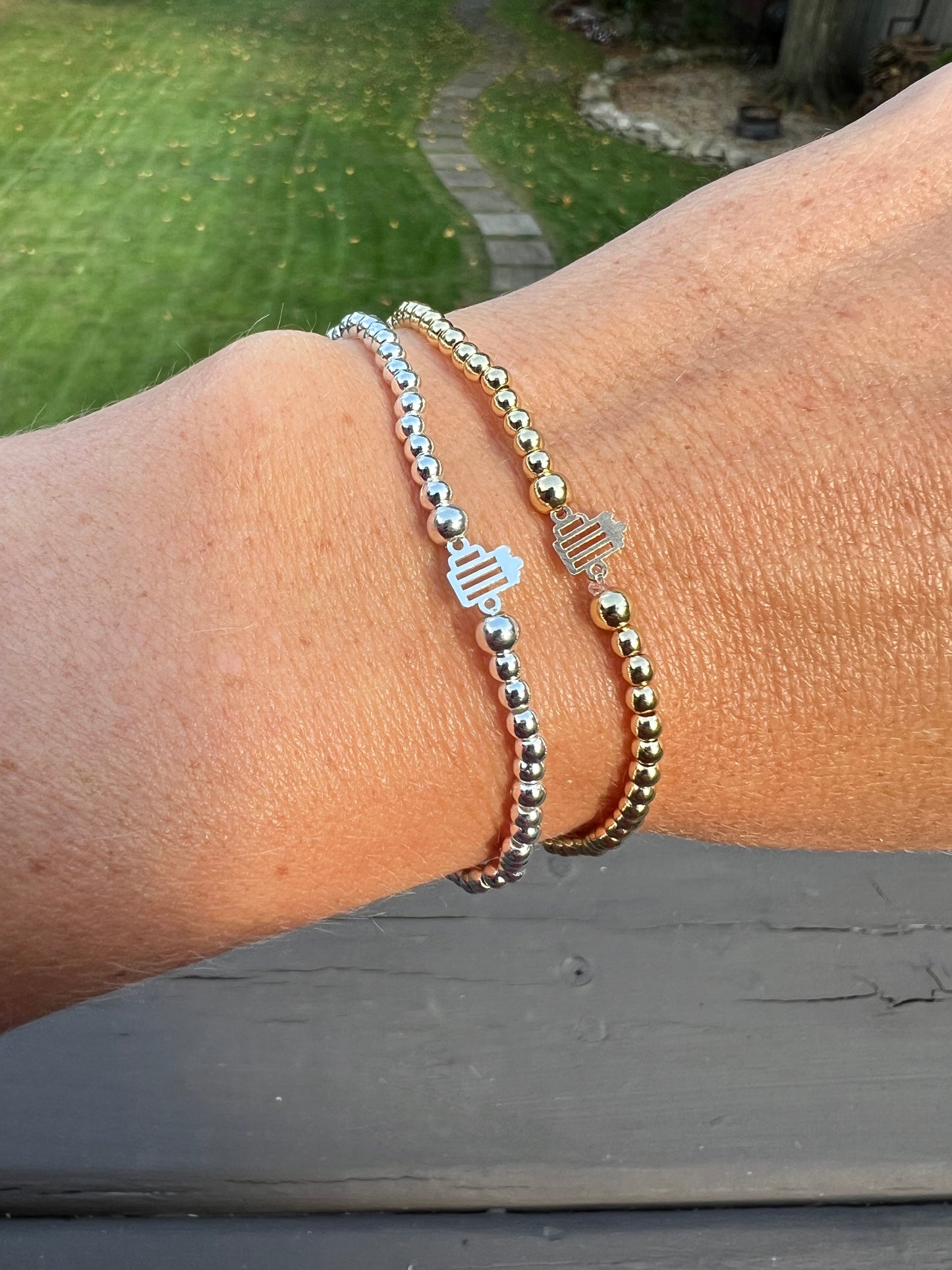 Teeny Tiny Beer Mug Bracelet