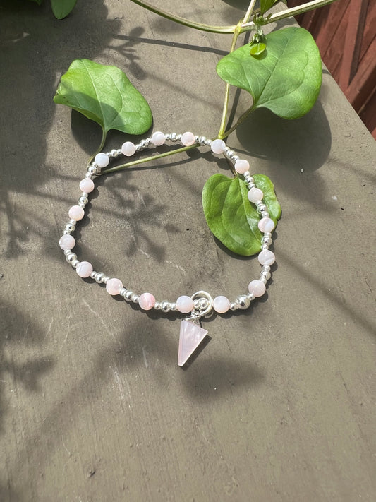 Blush Pink Semi-Precious Stones