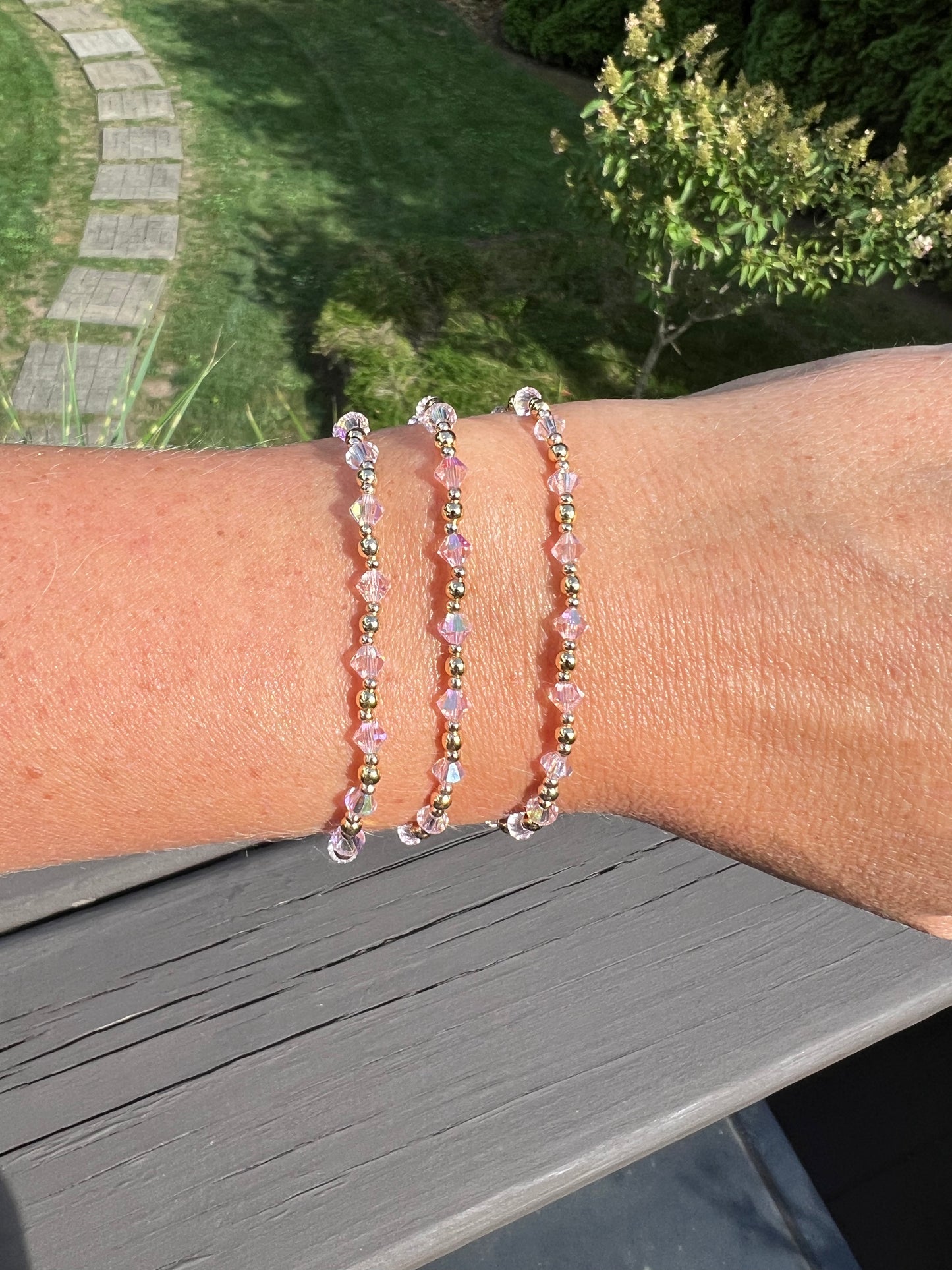 Dainty Czech Crystal Bracelet